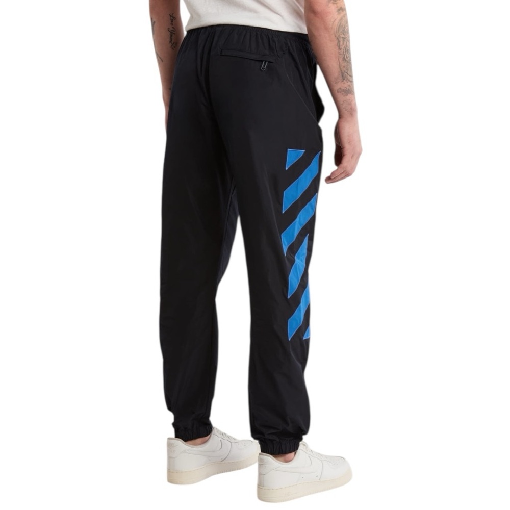 Off-White Diagonal Outline Track pants tech joggers black XL NEW NWT